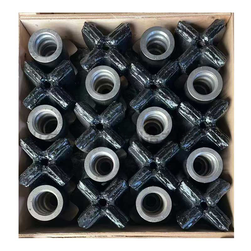 R38 Threaded Blast Furnace Drill Bit Ф45-Ф100 Cross Alloy Wear-Resistant, High Temperature Resistant and Impact Resistant