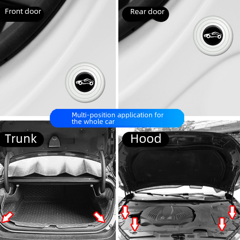 Car door shock pad cushion rubber pad patch grain general Car Shock pad shock pad shock absorber anti-collision strip sound insulation strip car