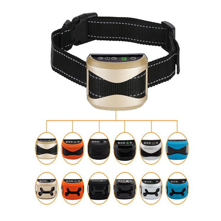 Умное ультразвуковое устройство против лая с электрическим шоком, полностью автоматический ошейник