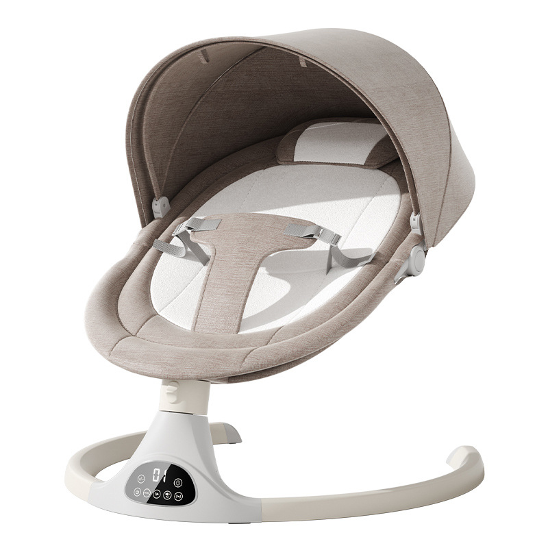 Electric Baby Rocking Chair, Baby Sleep-Inducing Recliner, Newborn Baby Rocking Chair, Soothing Crib, Baby Coaxing Device