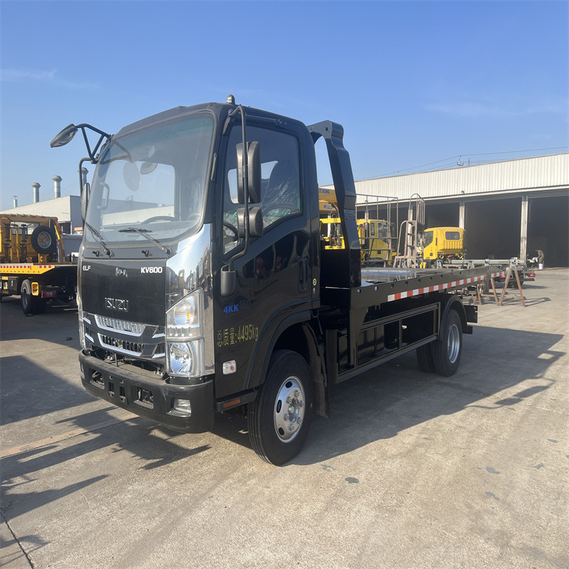 Эвакуатор с правым рулем Isuzu Высокоскоростной спасательный автомобиль Один к двум эвакуатор Kv100 Kv600