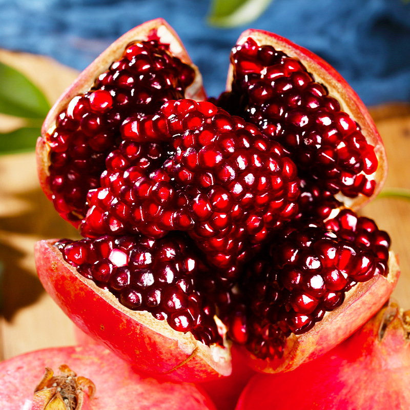 Tunisian Soft-Seed Pomegranates 5kg Fresh Fruit Seasonal Sichuan Huili Ruby Seedless Pomegranates Large Fruit Whole Box