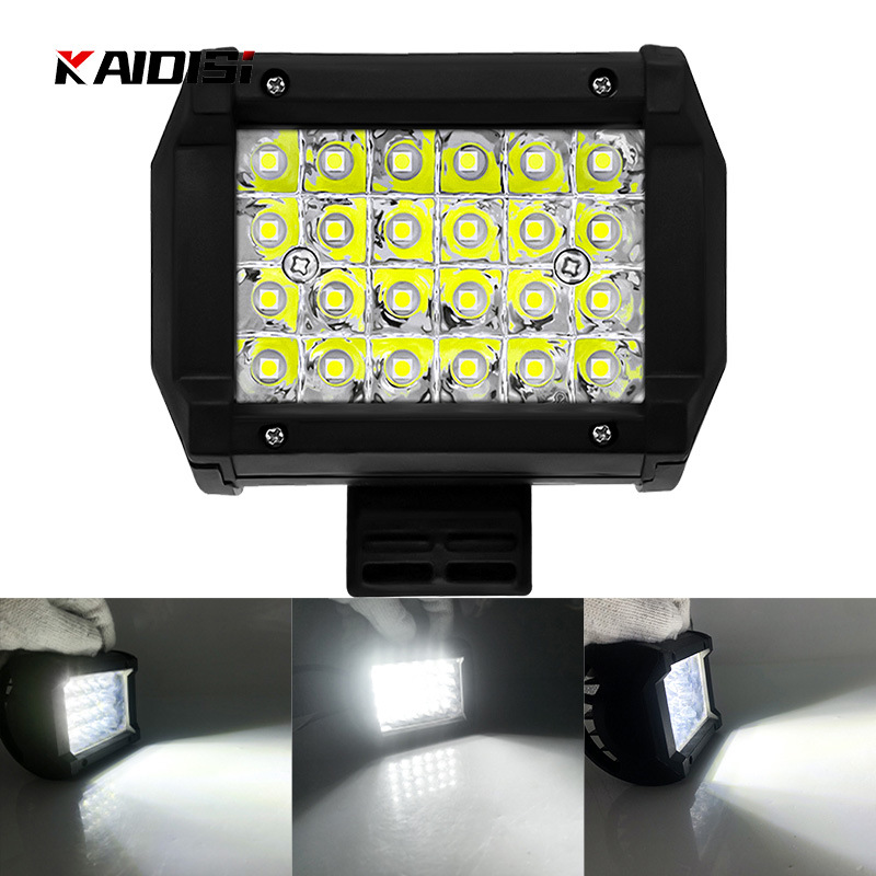 KAIDISI Sanmu, 24 светодиода, 72W, рабочий свет, модифицированный потолочный свет для внедорожников, свет для инженерных работ