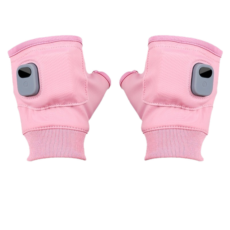 Winter Anti-Freeze Hand USB Charging Heated Gloves for Men and Women Office Students Writing and Cycling Warm Electric Heater Qdt