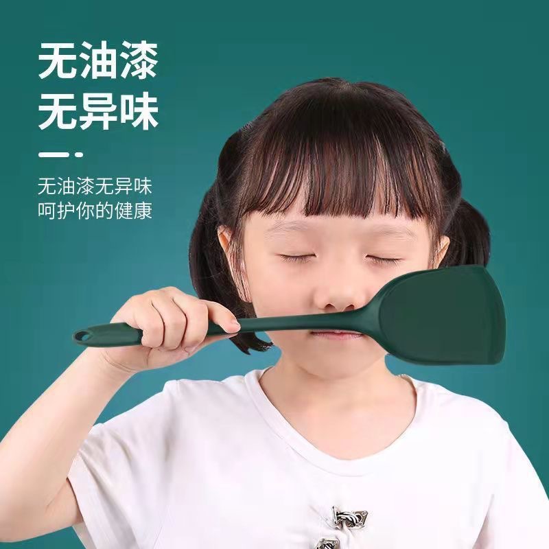 Food-Grade Silicone Spatula Set, Silicone Spatula, Non-Stick, Non-Damaging, Cooking Spatula, Frying Spoon, Soup Spoon, Five-Piece Set