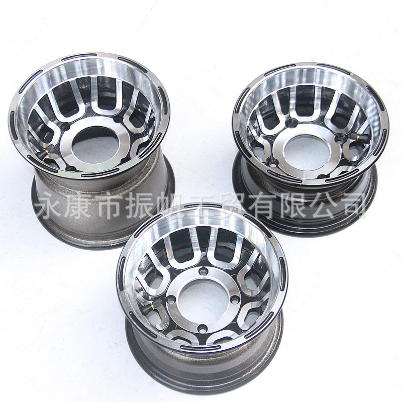 Go Kart Accessories Atv 19X7-8 18X 9.5-8inch Aluminum Alloy Wheels for Tires Front and Rear Rims
