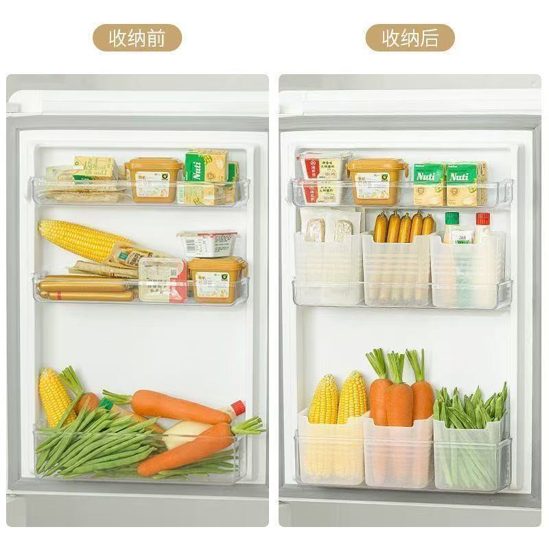 Refrigerator Side Door Storage Box Food Food Classification Vegetable Crisper Fruit Sundry Storage Box Ginger and Garlic Storage Box