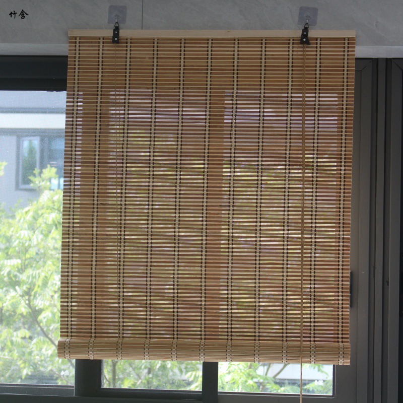 Waterproof and Mildew-Proof Bamboo Curtains, Home Balcony Sunshades, Hotel B&B Tea House Partition Curtains, Outdoor Pavilion Bamboo Curtains, Roller Blinds