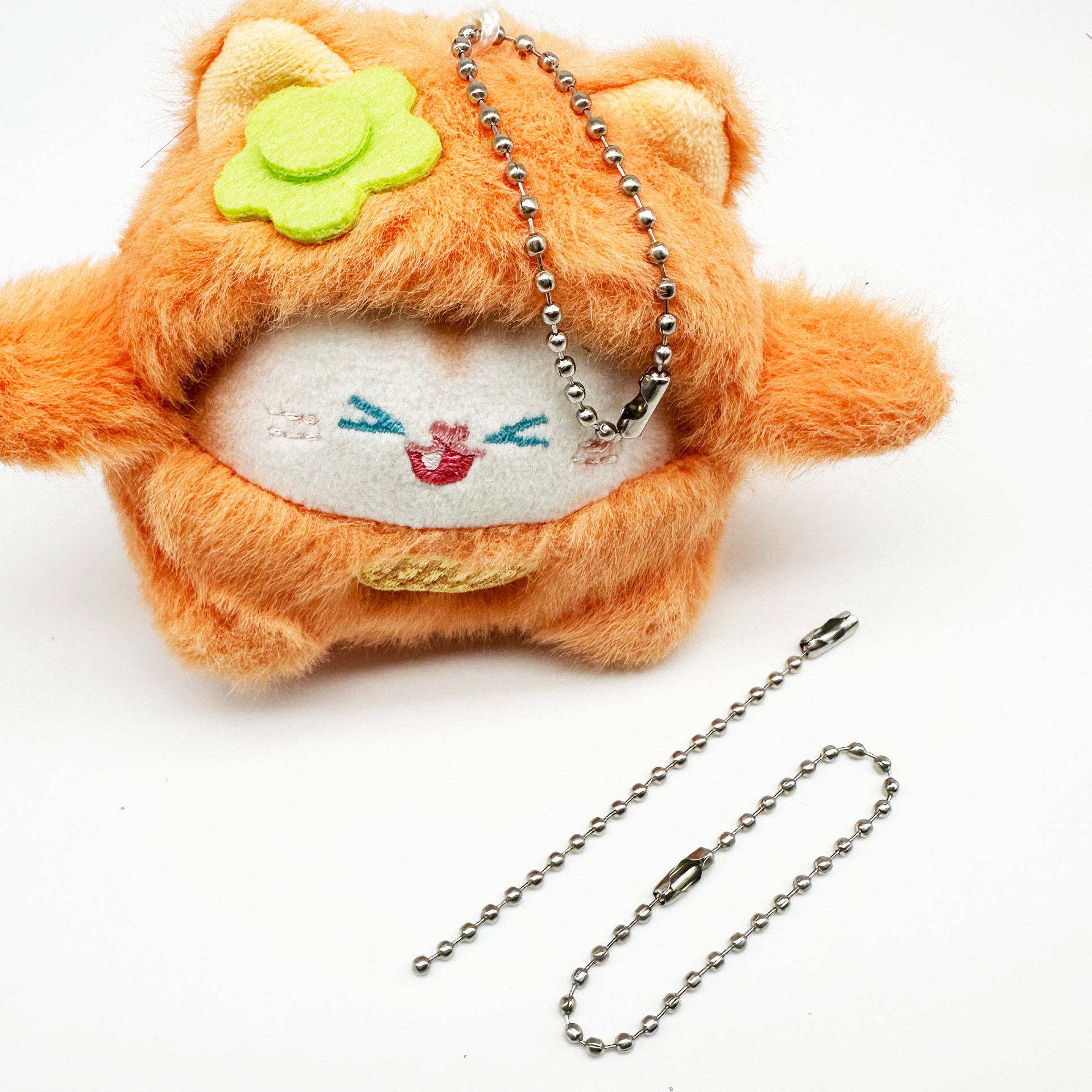 Factory tag chain wholesale DIY jewelry key chain 2.4MM silver bead chain material iron bead chain necklace strip