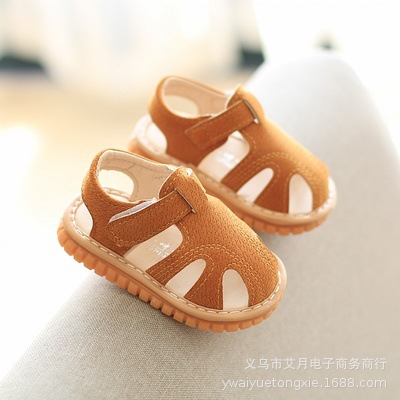 Summer new called sandals toddler shoes closed toe soft bottom non-slip 1-3 years old baby children's shoes boys and girls sandals