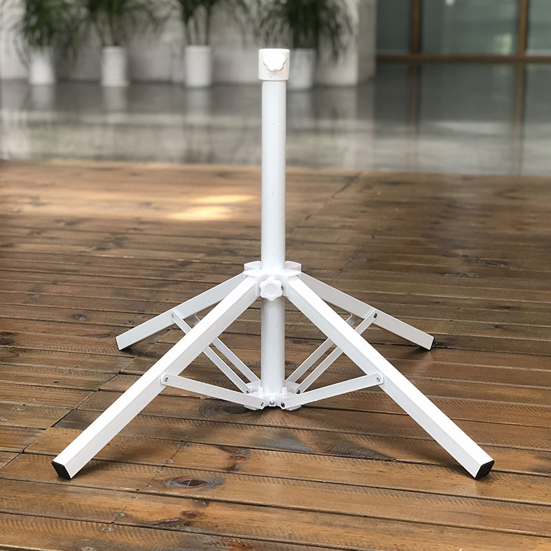 Sun Umbrella Four-Legged Base Outdoor Umbrella Foldableing Tripod Bracket Beach Umbrella Cross Metal Umbrella Fishing Umbrella Accessories