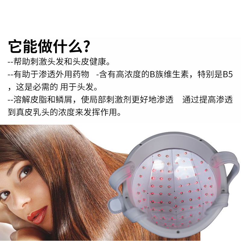 Hot Selling 82 Diode Laser Hair Growth Helmet Household Portable Laser Hair Growth Instrument Anti-Hair Loss Hair Growth Red Light Physiotherapy Cap