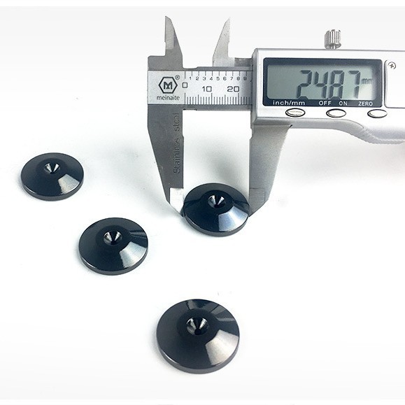 Pure Copper 24K Gold-Plated Black Nickel-Plated Gasket Speaker Rack Audio Rack Tripod Surround Bracket Shock-Absorbing Copper Foot Nail