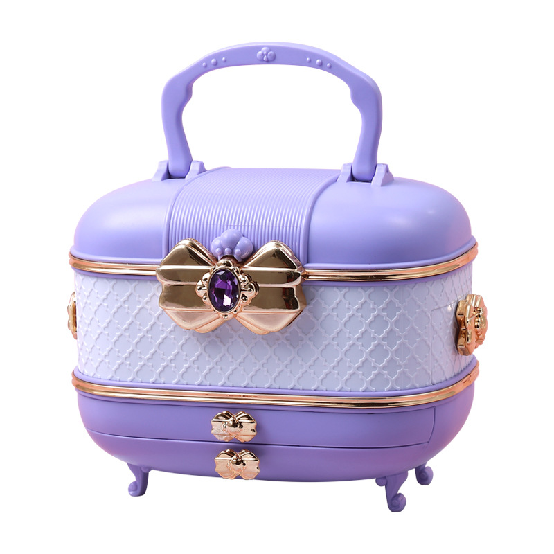 Children's Girl Princess Makeup Box Cosmetic Eye Shadow Nail Polish suit Gift Box Cross-border Amazon New Toys