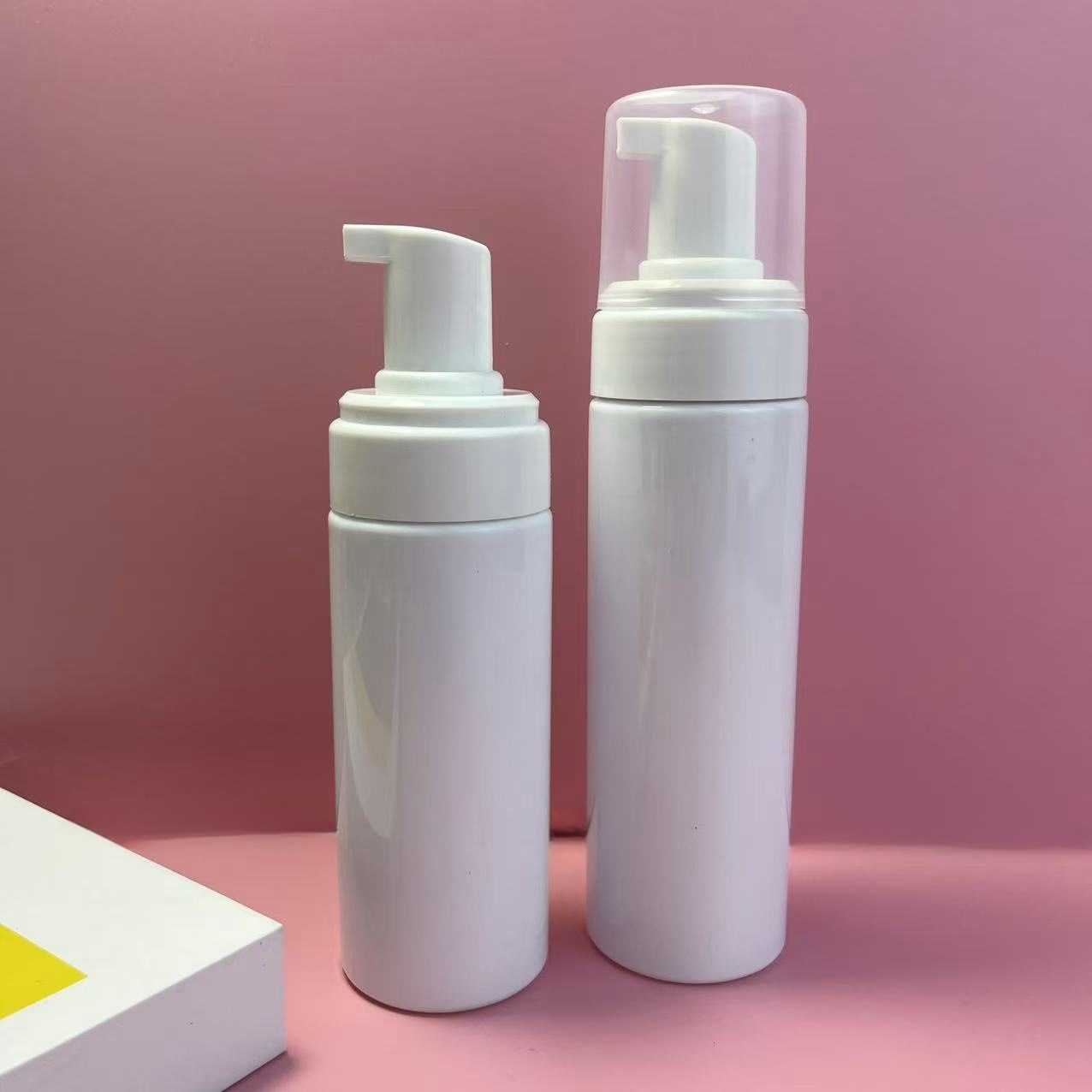 120Ml150Ml200Ml Mousse Foam Bottle Pet down Jacket Cleaner Bottle Silicone Brush Head Foaming Plastic Bottle