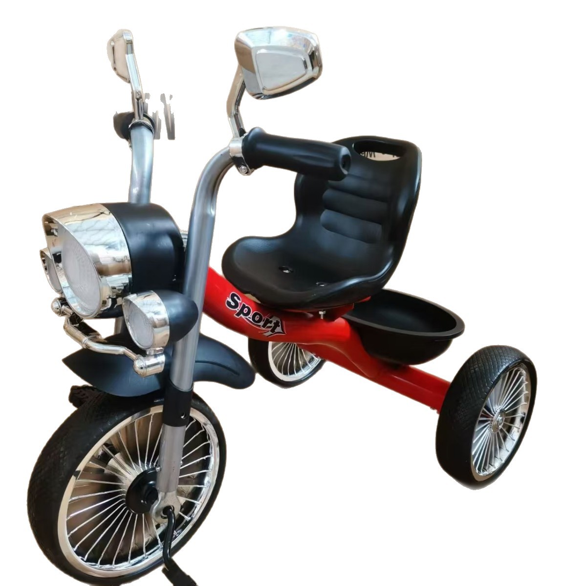 Manufacturer's New Light Music Children's Tricycle Bicycle Multi-Functional Lightweight Children's Toy Motorcycle Wholesale