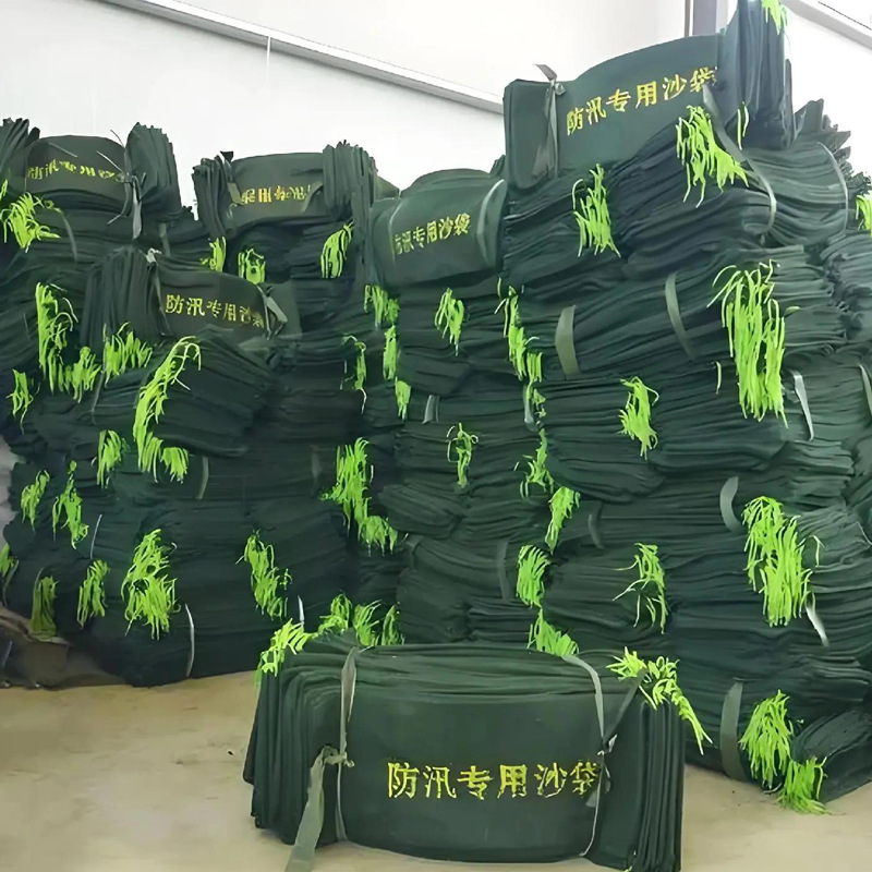 Flood Prevention Sandbags, Thickened Canvas Drawstrings, Flood Fire Protection, Water Absorption, Expansion, Protection, Waterproof Emergency Water Blocking, Flood Prevention Sandbags