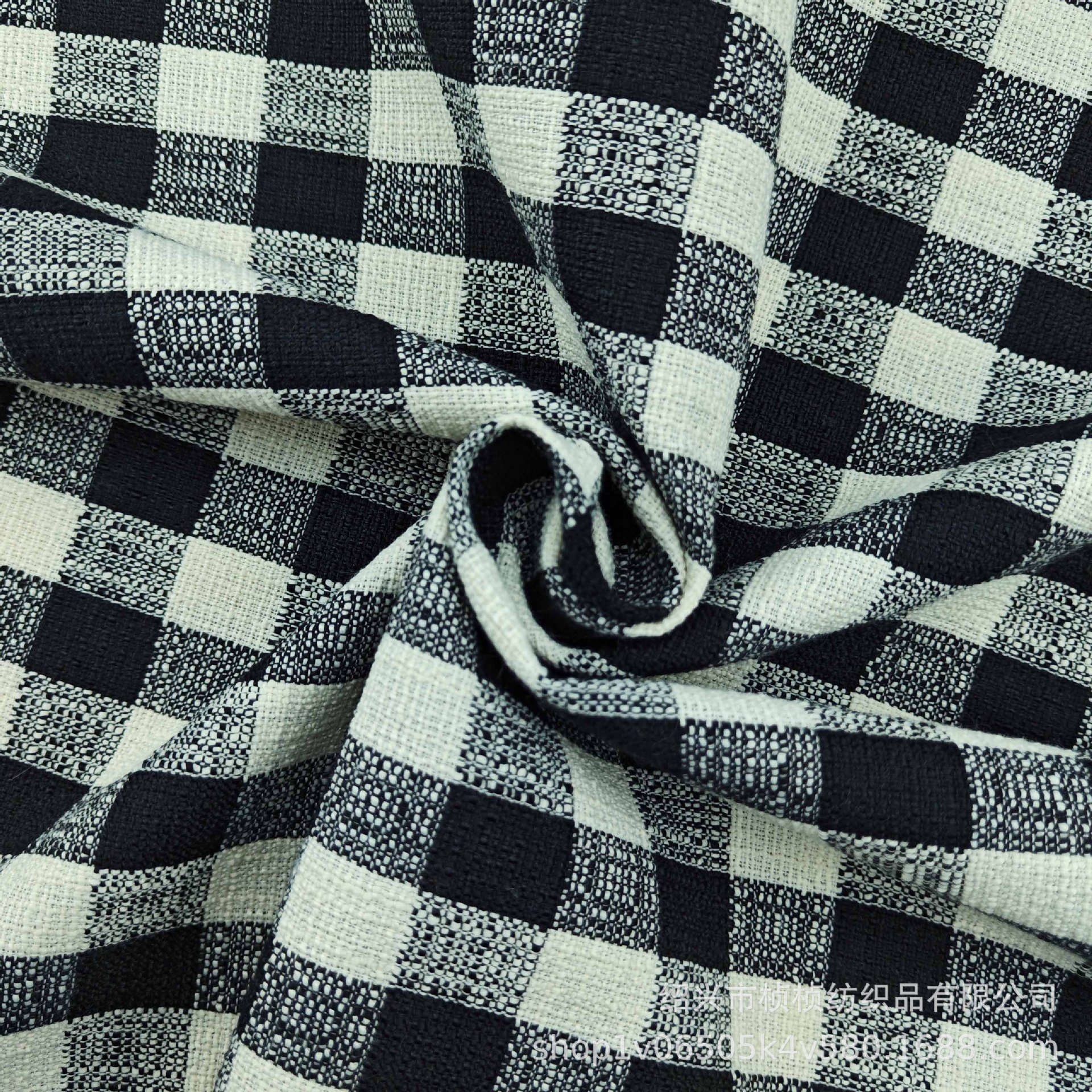 New Plaid Woolen Woven Tweed Small Fragrant Fabric Weaving Fashion Women's Outwear Jacket Bag Shoe Materials, Etc