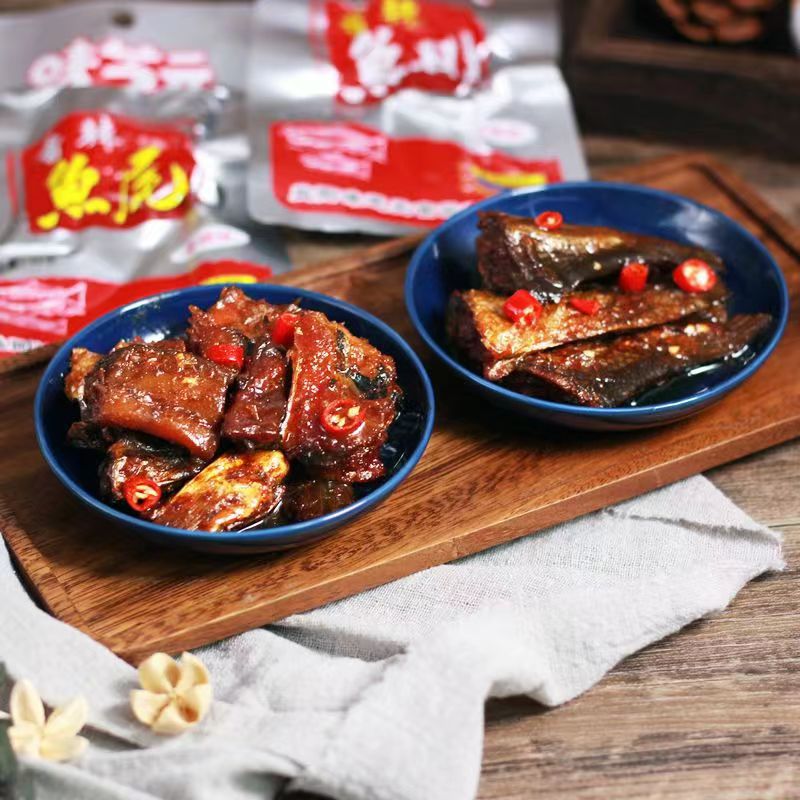 Wei Zhiyuan Fish Steak 26g Fish Tail 26g Spicy Dried Fish Meat Perverted Spicy Snack Hunan Specialty Crispy
