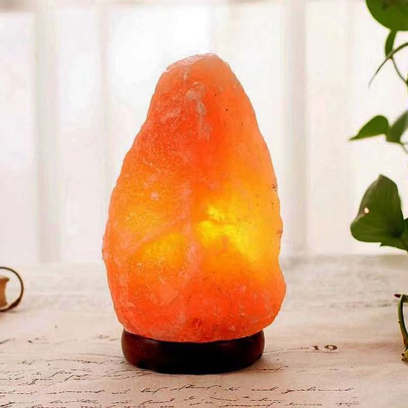 Светильник из гималайской соли с бесплатной доставкой, ночник, настольная лампа для спальни, подарок, украшение