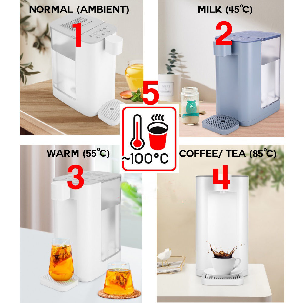 Instant hot water dispenser household small desktop smart water dispenser cross-border export for 3 seconds hot water dispenser