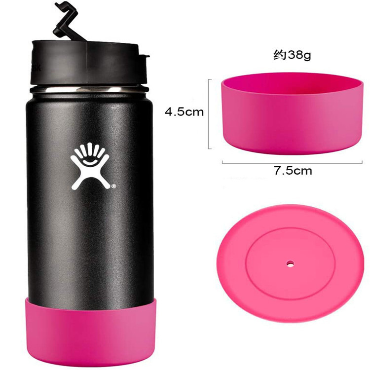 Popular Universal Cup Protective Cover, Thermos Cup Cover, Anti-Slip and Anti-Wear Cup Cover, Portable and Stylish Silicone Water Cup