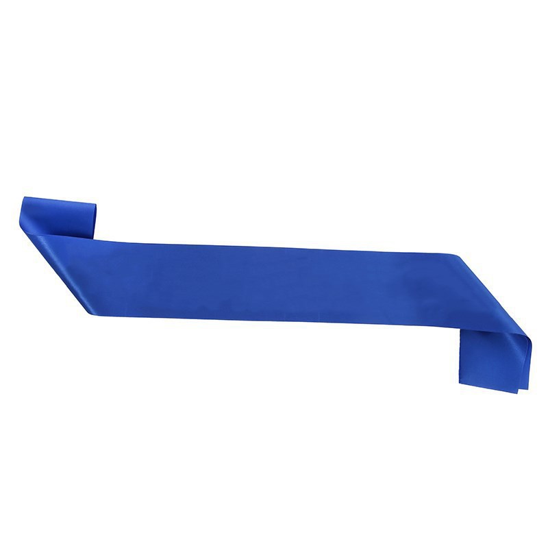 Factory Direct Supply Single-Layer High-Density Satin Blank Shoulder Straps, DIY Various Party Belts and Ceremonial Belts in Stock