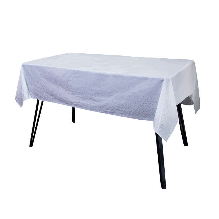 Disposable Tablecloth Peva Square Plaid Tablecloth Degradable Waterproof Tablecloth Party Tablecloth Pure Color Pe Round Tablecloth