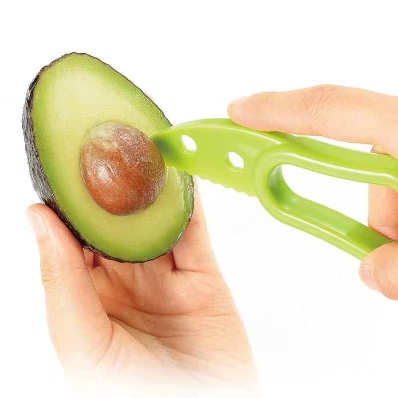 Cross-border 2-in -1 Avocado Slicer Avocado Knife Avocado Knife Household Fruit Cutter Wholesale
