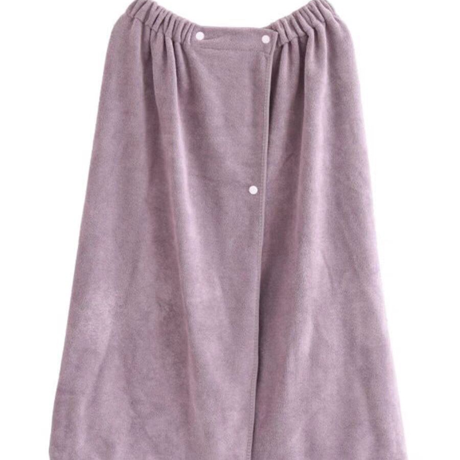 300g beauty salon bath skirt wearable bath towel wrapped chest absorbent large towel bathrobe gray white Green purple beauty salon wholesale