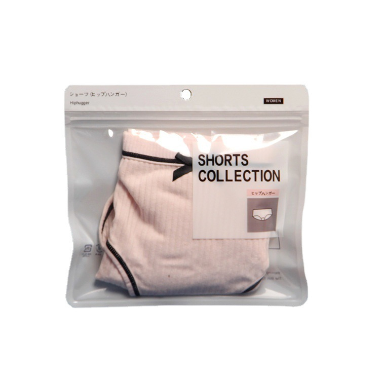 Panties packaging bag men's and women's underwear boxers self-sealing bag transparent bag garment bag wholesale