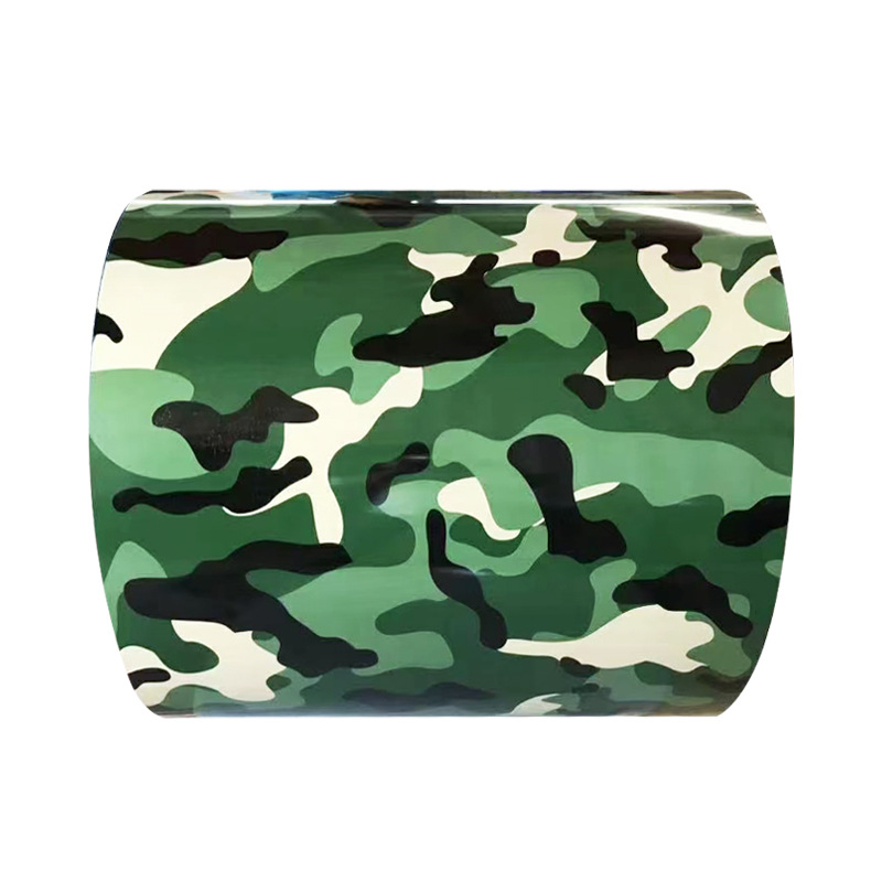 Printed Color-Coated Plate Direct Supply Camouflage Galvanized Coil Ultra-Thin Color Iron Sheet Printed Plate Anti-Corrosion Insulation Board