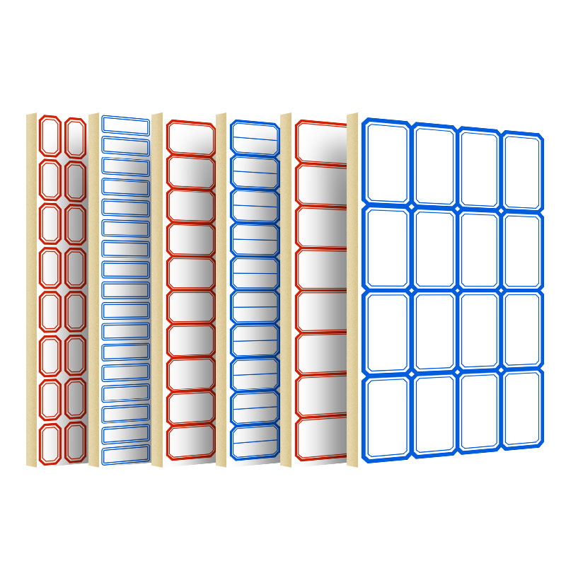 Office self-adhesive label paper mouth pick-up paper adhesive label paste 50 handwritten color price paper name paste wholesale