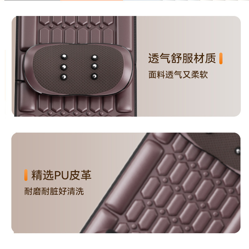 New Full-Body Multi-Functional Kneading Household Heated Shoulder, Neck, Waist and Back Massage Mattress Waist Air Bag Moxibustion Chair Cushion