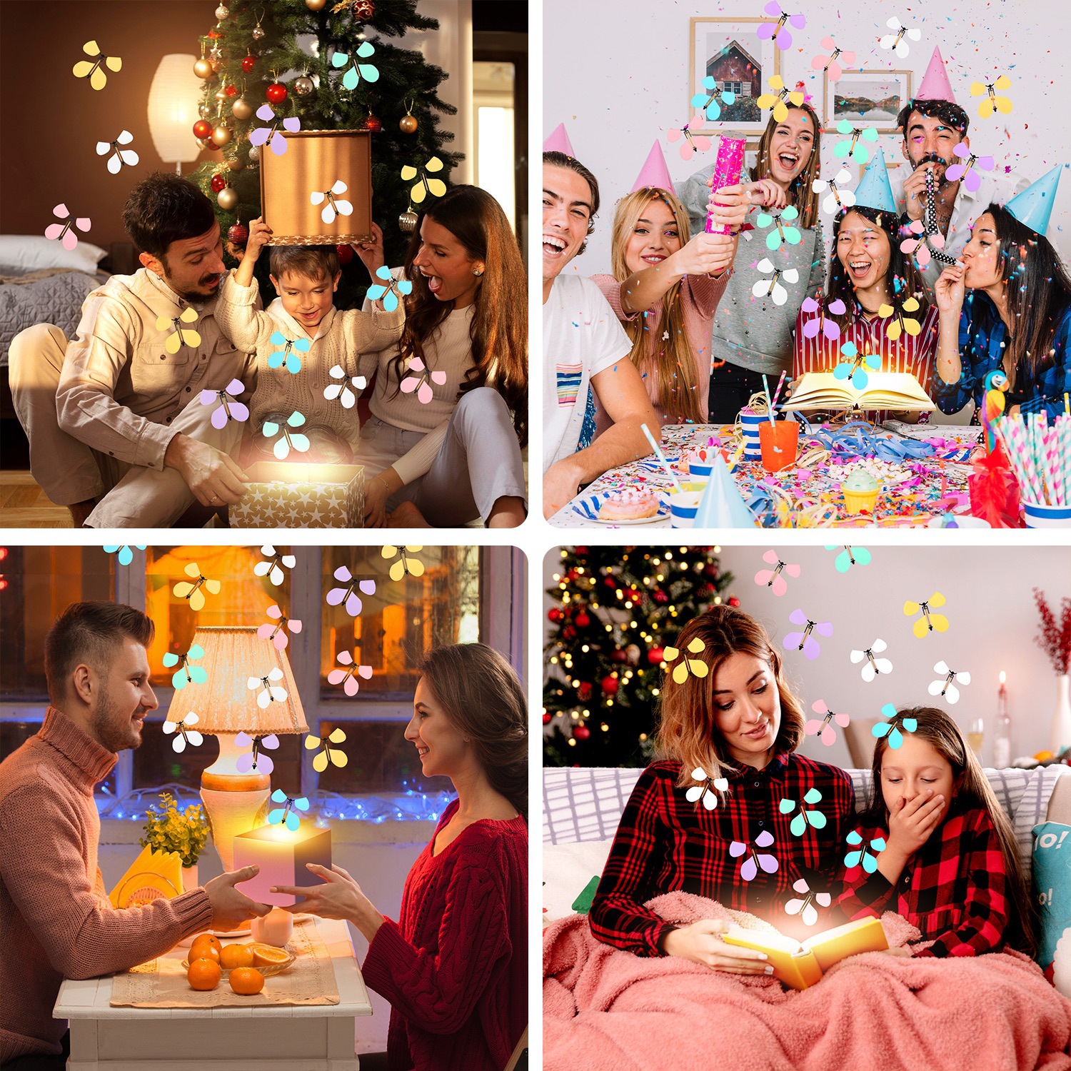 Macaron Flying Butterfly Magic Butterfly New Strange Toys Cross-border Factory Direct Magic Toys