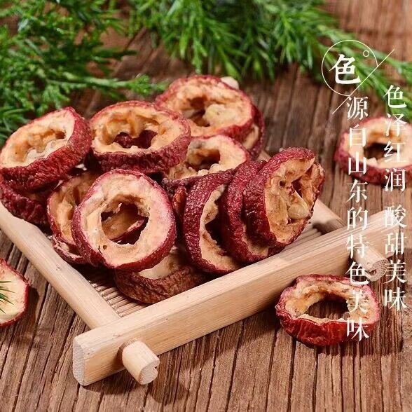 Seedless Hawthorn New Arrival Hawthorn Dried Soaked in Water Sulfur-Free Raw Hawthorn Dried Fresh Tea Dried Hawthorn Slices in Bulk