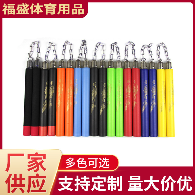 Губчатые нунчаки для детей, начинающих, для практики, пенопластовая игрушка, два чаку, для обучения тайквондо