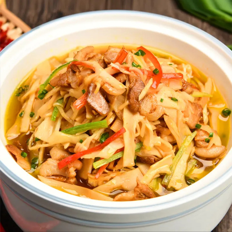 Congchu Factory Customized Liuyang Glutinous Rice Bamboo Shoots 248g Semi-Finished Vegetable Bamboo Shoot Tips Wholesale Original Shredded Bamboo Shoots Hunan Crispy Dried Bamboo Shoots