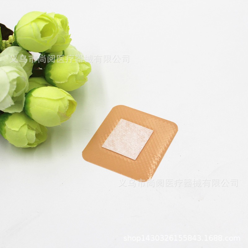 Wholesale Pu Waterproof Transparent Band-Aid, Transparent Square Band-Aid, 38*38mm, Swimming and Bathing Will Not Enter