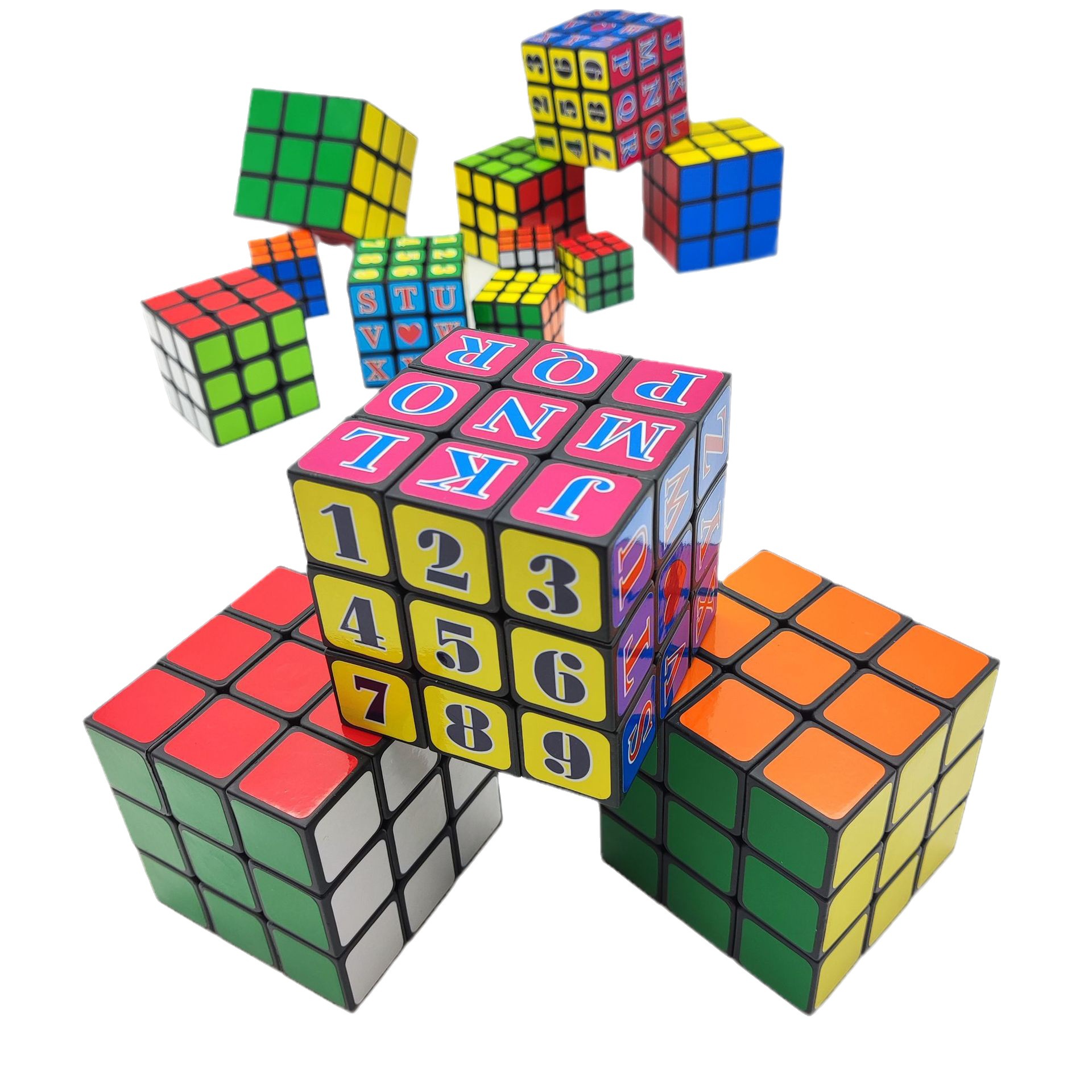 3cm Third-order Rubik's Cube Third-order Competition Rubik's Cube 5.7cm No Caton Factory Outlet Stall Educational Toys