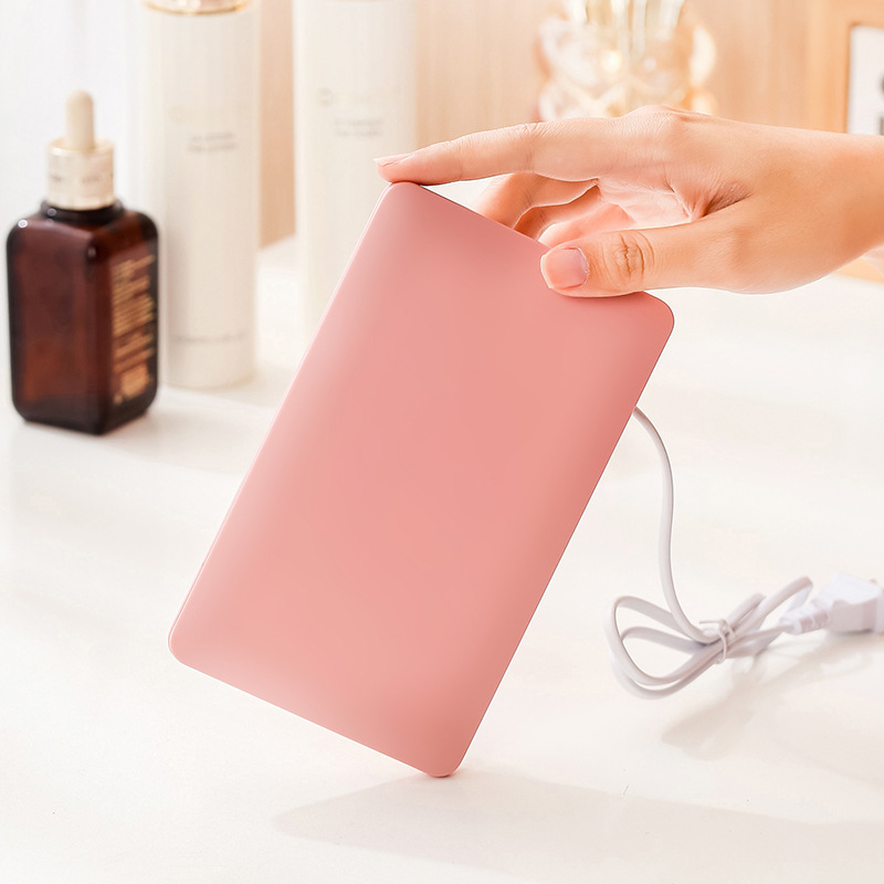 Portable Facial Mask Machine, Winter Small Makeup Mirror, USB Cosmetics Heater, Warming Device, Facial Mask Heater