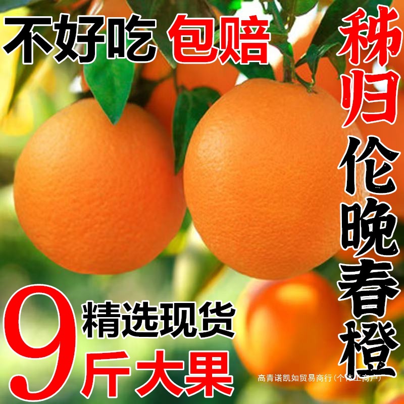 Аутентичные апельсины Zijui 5 кг, свежие фрукты, 9 фунтов, 2.5 кг сезонные сладкие апельсины