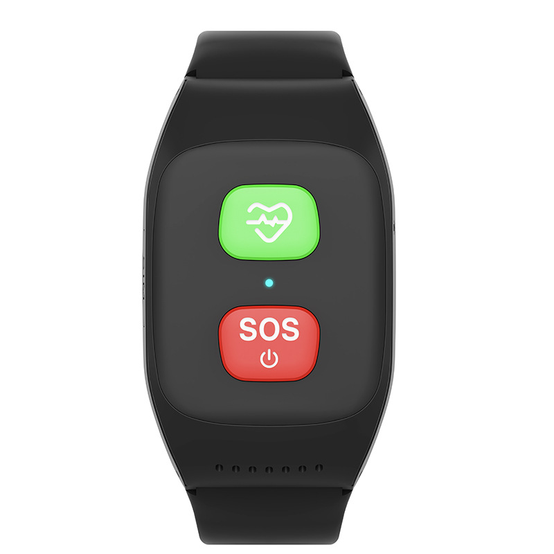 Cross-Border Elderly Smart 4g Bracelet Gps Positioning Belt Heart Rate Blood Pressure Body Temperature Measurement Health Anti-Lost