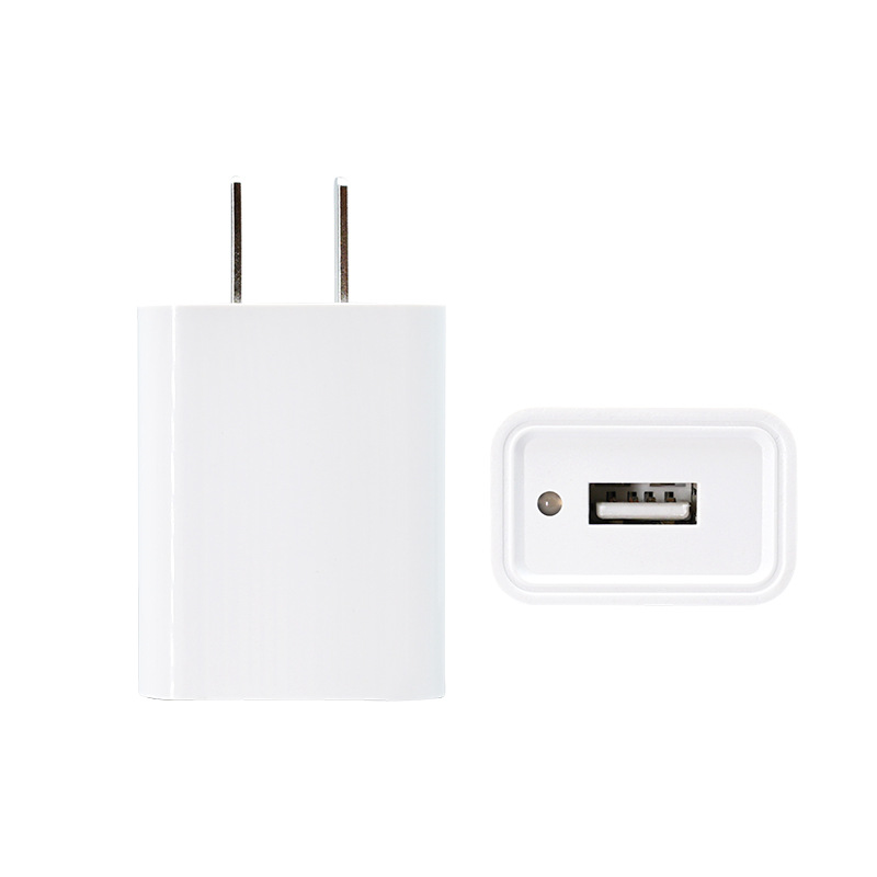 5v1a mobile phone charger with light usb charging headband indicator lithium battery power adapter