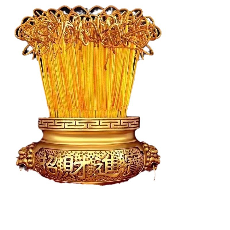 Roll money incense smokeless sandalwood bamboo stick incense home Buddha worship incense for Buddha incense golden incense temple Buddha worship Guanyin incense