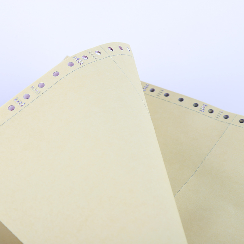 Dot Matrix Printer Paper Computer 1000 Sheets Colored Paper Two-Part Three-Part Four-Part Five-Part Two-Partition Dot Matrix Printer Paper