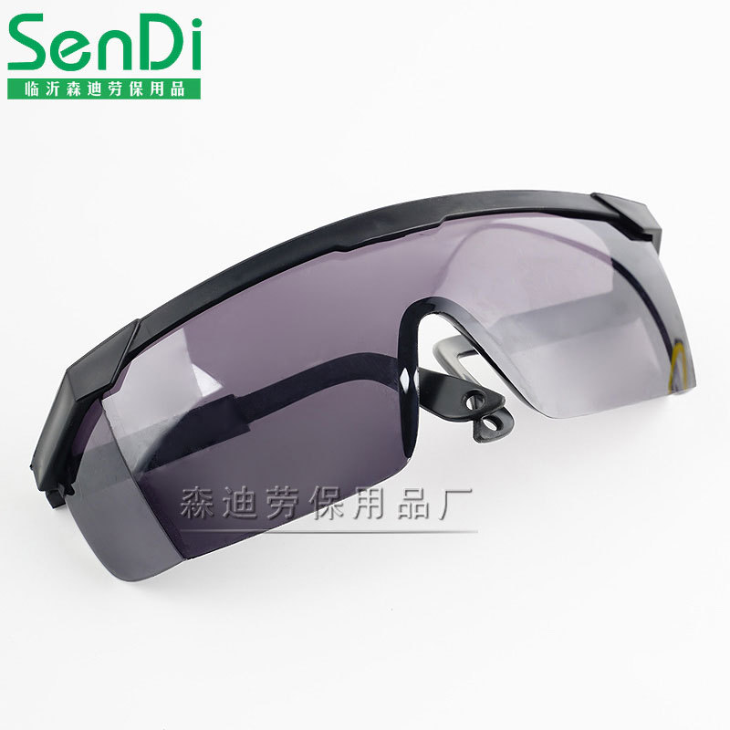 PC protective glasses transparent anti-dust impact industrial black anti-glare labor protection welder goggles wholesale