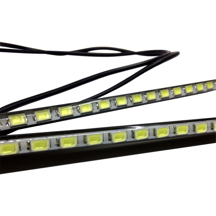 Spot Cross-Border Direct Supply of New Car Daytime Running Lights Cob 7030 Waterproof High Brightness Low Power Consumption Non-Destructive Installation