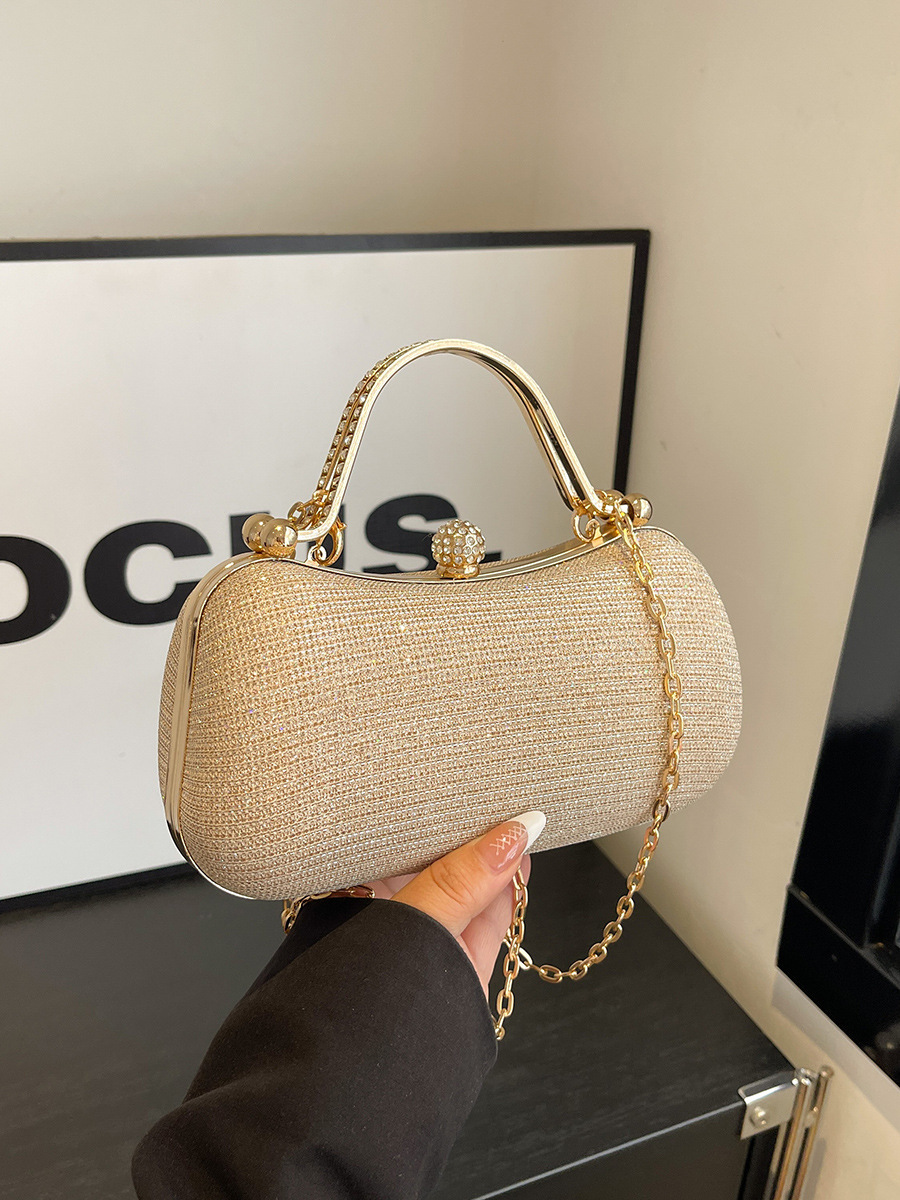 Handbag Women's 2025 New Fashion Evening Bag Elegant Socialite Small Fragrance Bag High-End Chain Shoulder Bag