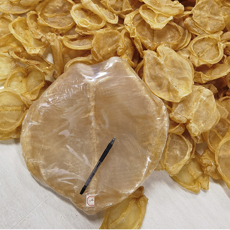 Yellow Fish Maw Without Traceability Code 100g Bulk Wholesale Fish Maw Dried Goods